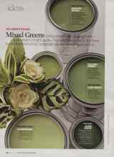 Better Homes & Gardens March 2008 Magazine Article: Mixed Greens