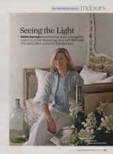 Better Homes & Gardens March 2008 Magazine Article: Seeing the Light