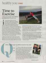 Better Homes & Gardens March 2008 Magazine Article: When should I swap my athletic shoes for new ones?