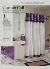 Better Homes & Gardens April 2008 Magazine Article: Curtain Call