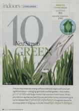 Better Homes & Gardens April 2008 Magazine Article: 10 Next Steps to GREEN