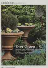 Better Homes & Gardens April 2008 Magazine Article: Ever Green