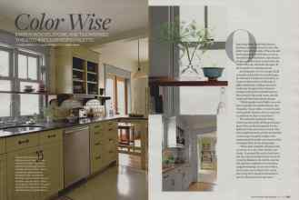 Better Homes & Gardens April 2008 Magazine Article: Color Wise