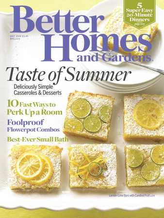 Better Homes & Gardens May 2008 Magazine Cover