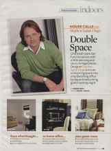 Better Homes & Gardens May 2008 Magazine Article: Double Space