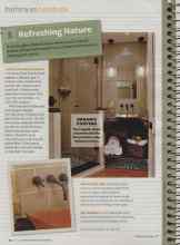 Better Homes & Gardens May 2008 Magazine Article: 3 Refreshing Nature