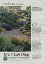 Better Homes & Gardens May 2008 Magazine Article: Every Last Drop