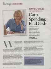 Better Homes & Gardens May 2008 Magazine Article: Curb Spending, Find Cash