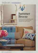 Better Homes & Gardens June 2008 Magazine Article: Summer Breeze