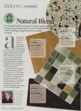 Better Homes & Gardens June 2008 Magazine Article: Natural Blend