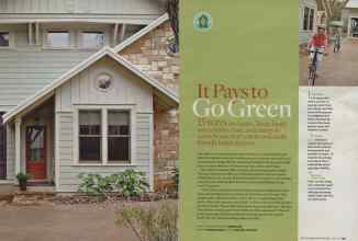 Better Homes & Gardens June 2008 Magazine Article: It Pays to Go Green