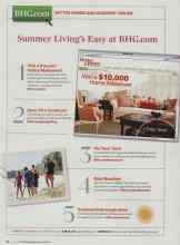 Better Homes & Gardens July 2008 Magazine Article: Summer Living's Easy at BHG.com
