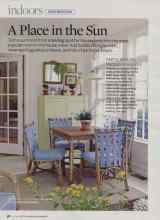 Better Homes & Gardens July 2008 Magazine Article: A Place in the Sun