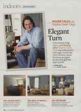 Better Homes & Gardens July 2008 Magazine Article: Elegant Turn