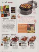 Better Homes & Gardens July 2008 Magazine Article: BBQ BOOKS