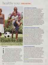 Better Homes & Gardens July 2008 Magazine Article: Coach for Life
