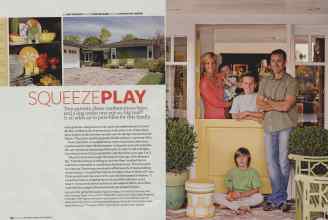 Better Homes & Gardens July 2008 Magazine Article: SQUEEZE PLAY