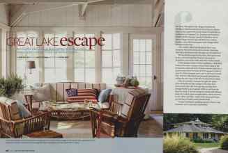 Better Homes & Gardens July 2008 Magazine Article: GREAT LAKE escape