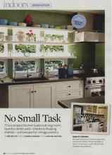 Better Homes & Gardens August 2008 Magazine Article: No Small Task