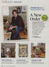 Better Homes & Gardens August 2008 Magazine Article: A New Order