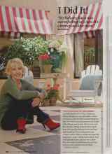 Better Homes & Gardens August 2008 Magazine Article: I Did It!