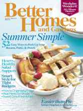 Better Homes & Gardens August 2008 Magazine Cover