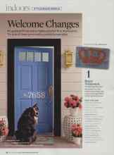 Better Homes & Gardens September 2008 Magazine Article: Welcome Changes