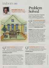 Better Homes & Gardens September 2008 Magazine Article: Q: MULTIPURPOSE TV ROOM
