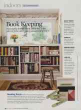 Better Homes & Gardens September 2008 Magazine Article: Book Keeping