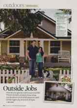 Better Homes & Gardens September 2008 Magazine Article: Outside Jobs