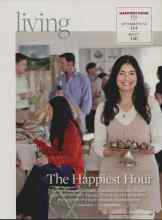 Better Homes & Gardens September 2008 Magazine Article: The Happiest Hour