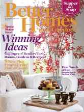Better Homes & Gardens September 2008 Magazine Cover