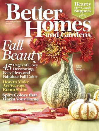 Better Homes & Gardens October 2008 Magazine Cover