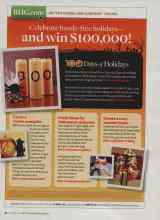 Better Homes & Gardens October 2008 Magazine Article: Celebrate hassle-free holidays--and win $100,000!