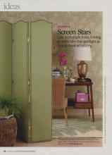 Better Homes & Gardens October 2008 Magazine Article: Screen Stars