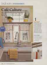 Better Homes & Gardens October 2008 Magazine Article: Café Culture