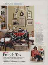 Better Homes & Gardens October 2008 Magazine Article: French Tex