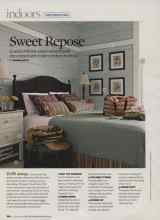Better Homes & Gardens October 2008 Magazine Article: Sweet Repose