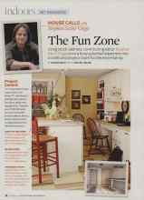 Better Homes & Gardens October 2008 Magazine Article: The Fun Zone