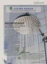 Better Homes & Gardens October 2008 Magazine Article: HIGH WATER MARKS