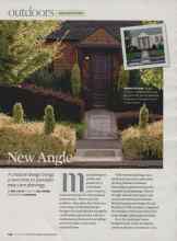 Better Homes & Gardens October 2008 Magazine Article: New Angle