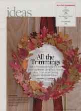 Better Homes & Gardens November 2008 Magazine Article: All the Trimmings