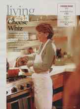 Better Homes & Gardens November 2008 Magazine Article: Cheese Whiz