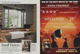 Better Homes & Gardens November 2008 Magazine Article: Page 54