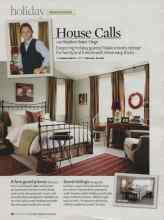 Better Homes & Gardens December 2008 Magazine Article: House Calls with Stephen Saint-Onge