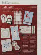 Better Homes & Gardens December 2008 Magazine Article: Tag Team