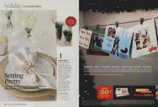 Better Homes & Gardens December 2008 Magazine Article: Page 74