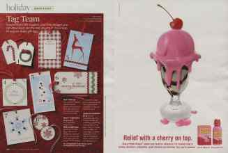 Better Homes & Gardens December 2008 Magazine Article: Page 106