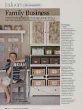 Better Homes & Gardens January 2009 Magazine Article: Family Business