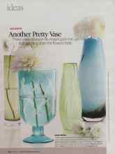 Better Homes & Gardens February 2009 Magazine Article: Another Pretty Vase